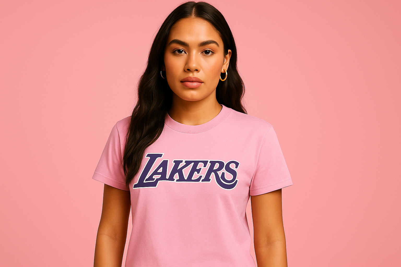 Pink Lakers T-Shirt Individual