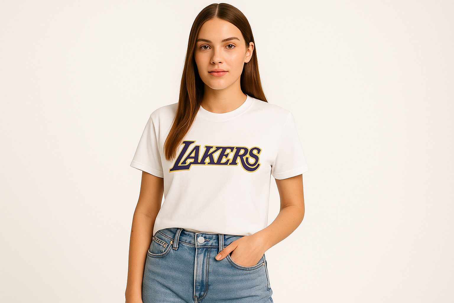 White Lakers T-Shirt Individual